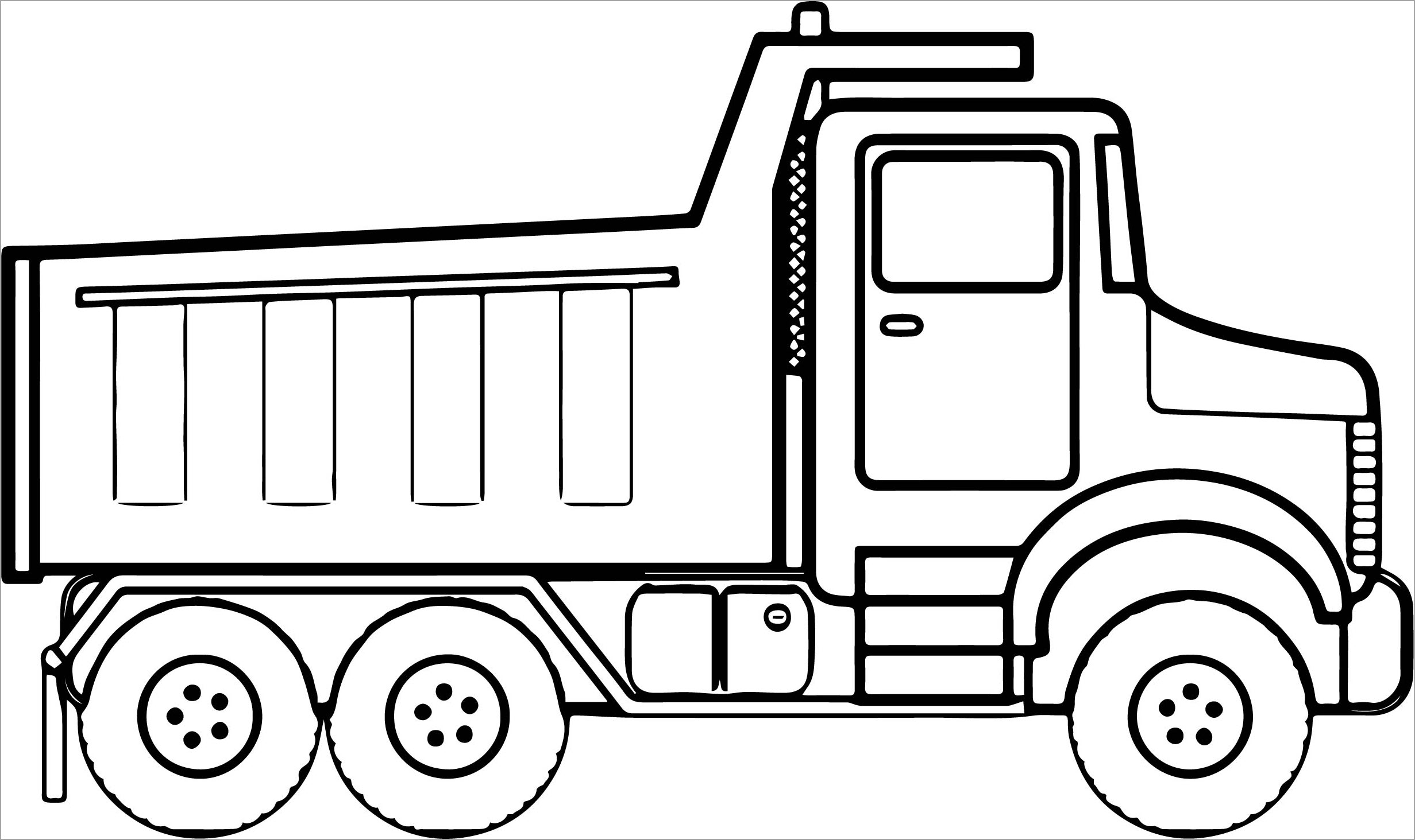 Tranh tô màu xe tải cực đẹp có hình mẫu cho bé tô màu  TH Điện Biên Đông